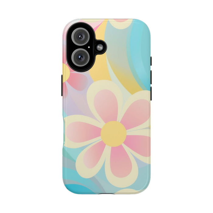 Pastel Groovy Bloemenpatroon