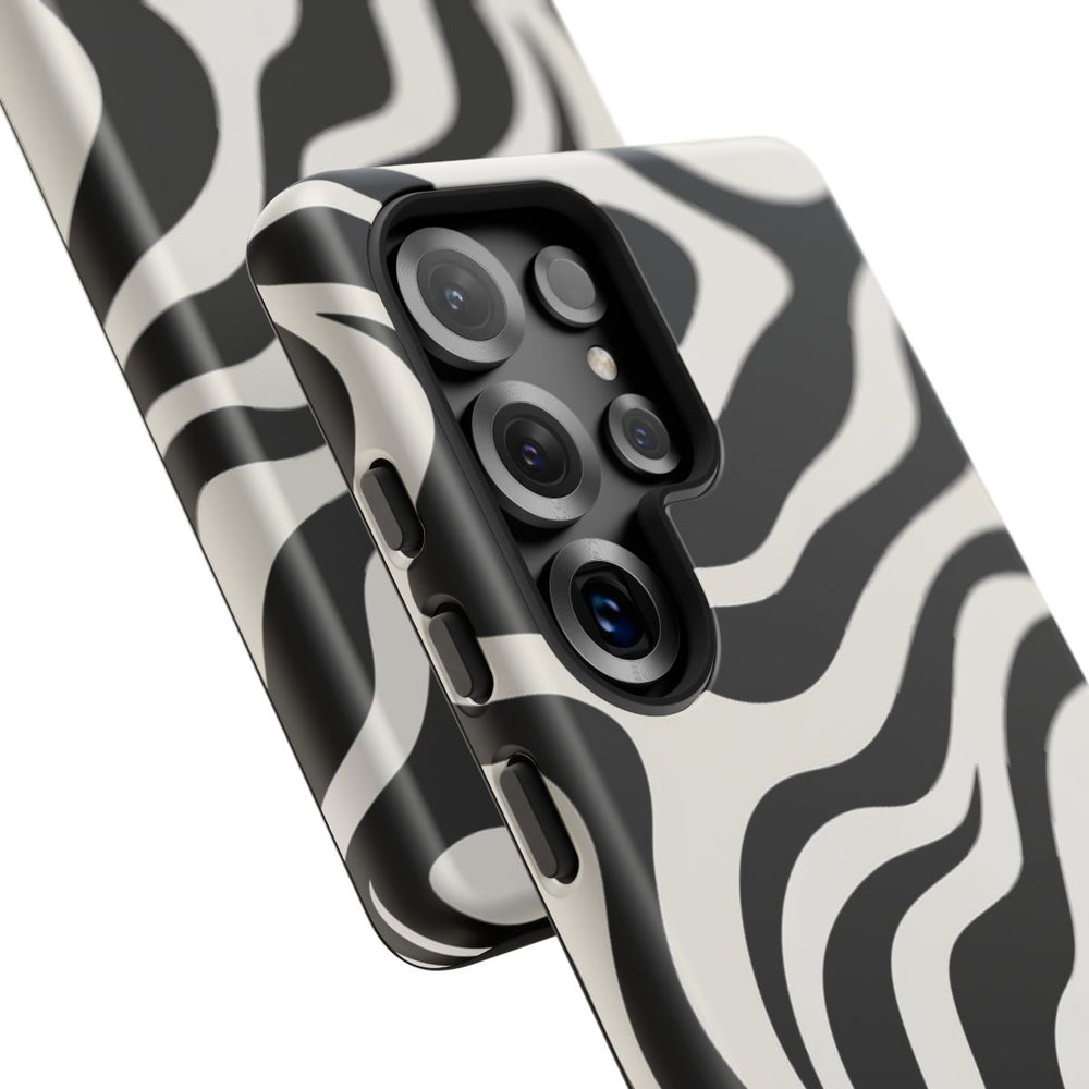 Zwart-Wit Abstract Zebra-Patroon
