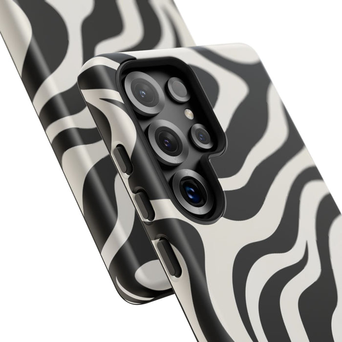 Zwart-Wit Abstract Zebra-Patroon