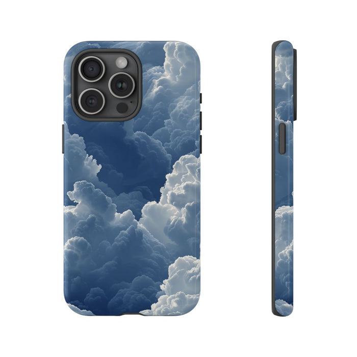 3D Blauw Wolkenpatroon