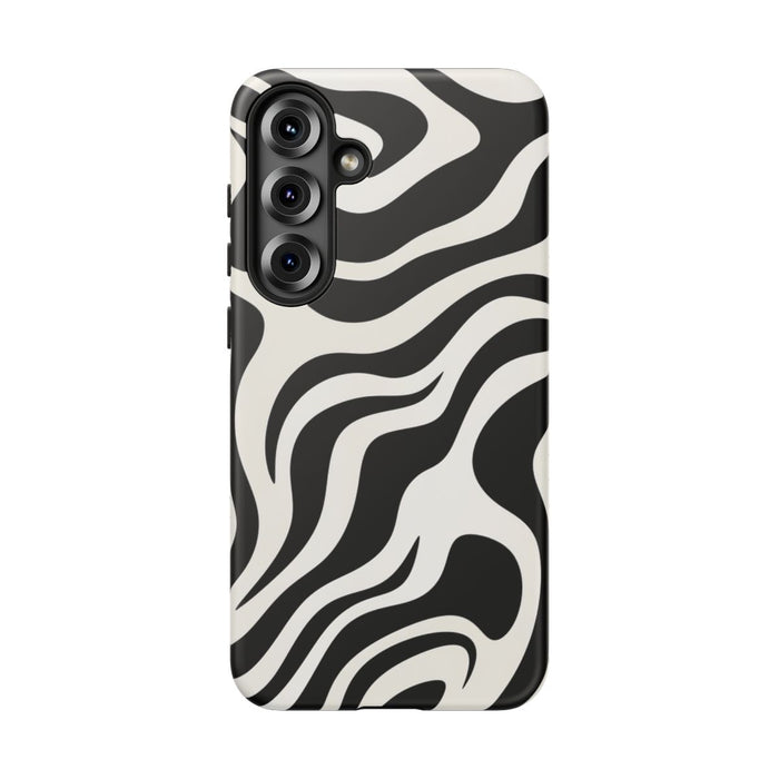 Zwart-Wit Abstract Zebra-Patroon