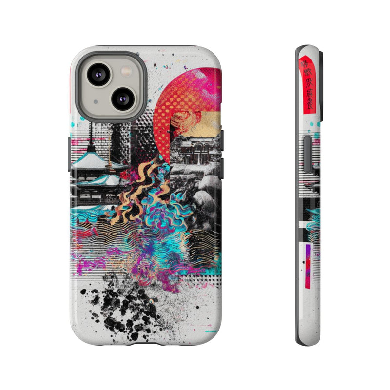 Abstracte Japanse Zen Tuin Collage