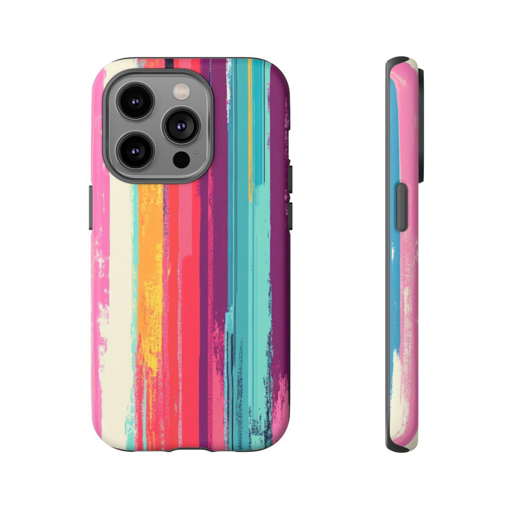 Levendige Verticale Strepen Abstracte Kunst