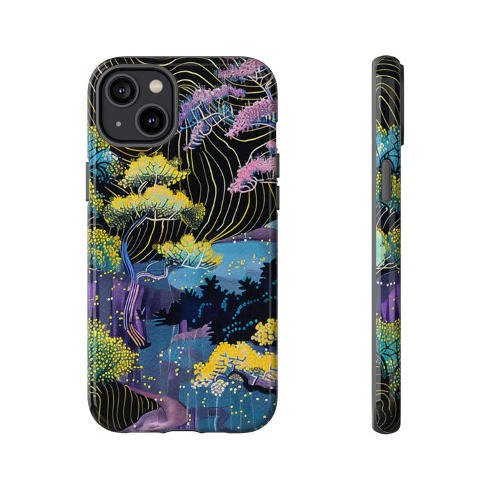 Kleurrijk Abstract Boomlandschap