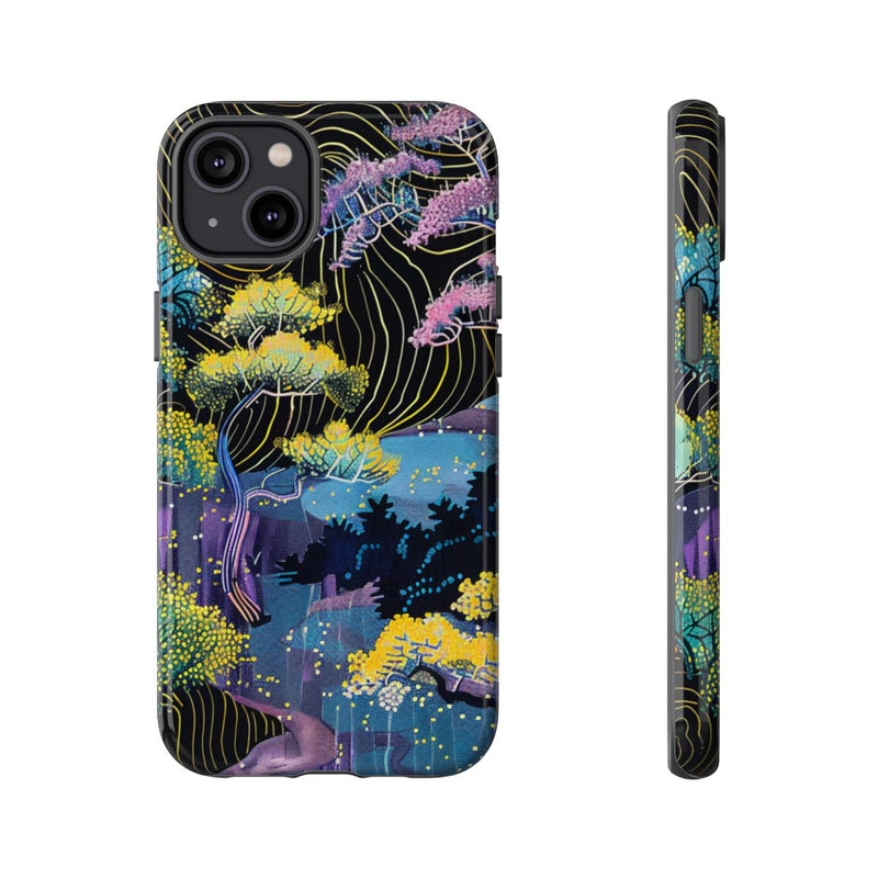 Kleurrijk Abstract Boomlandschap