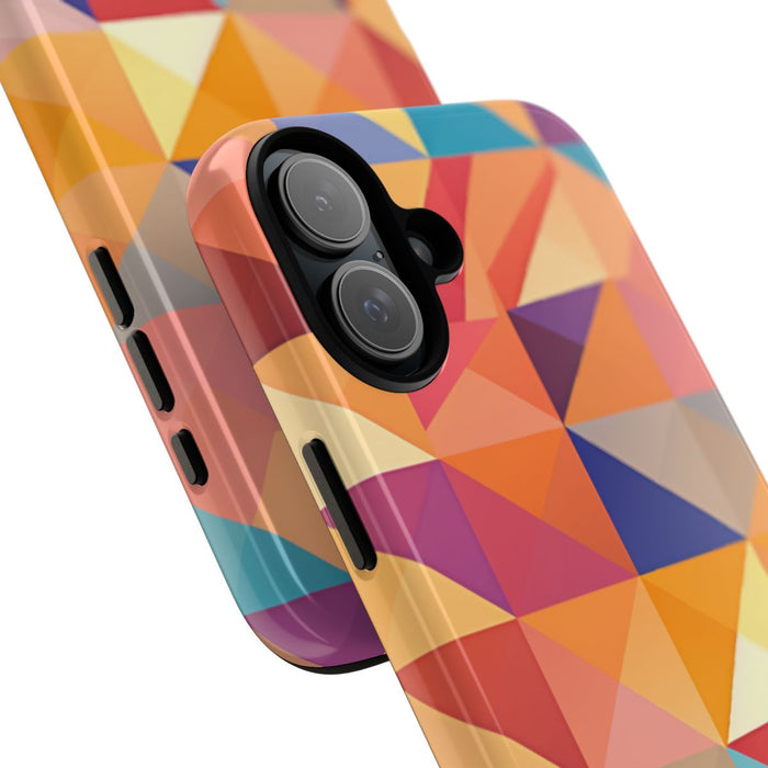 Kleurrijk Geometrisch Hoekpatroon