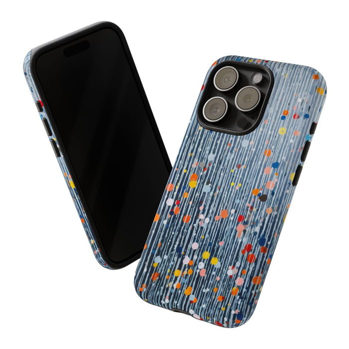 Kleurrijk Abstract Patroon met Dots en Lijnen