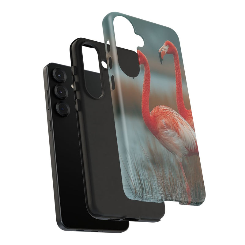 Flamingo's bij Water en Riet