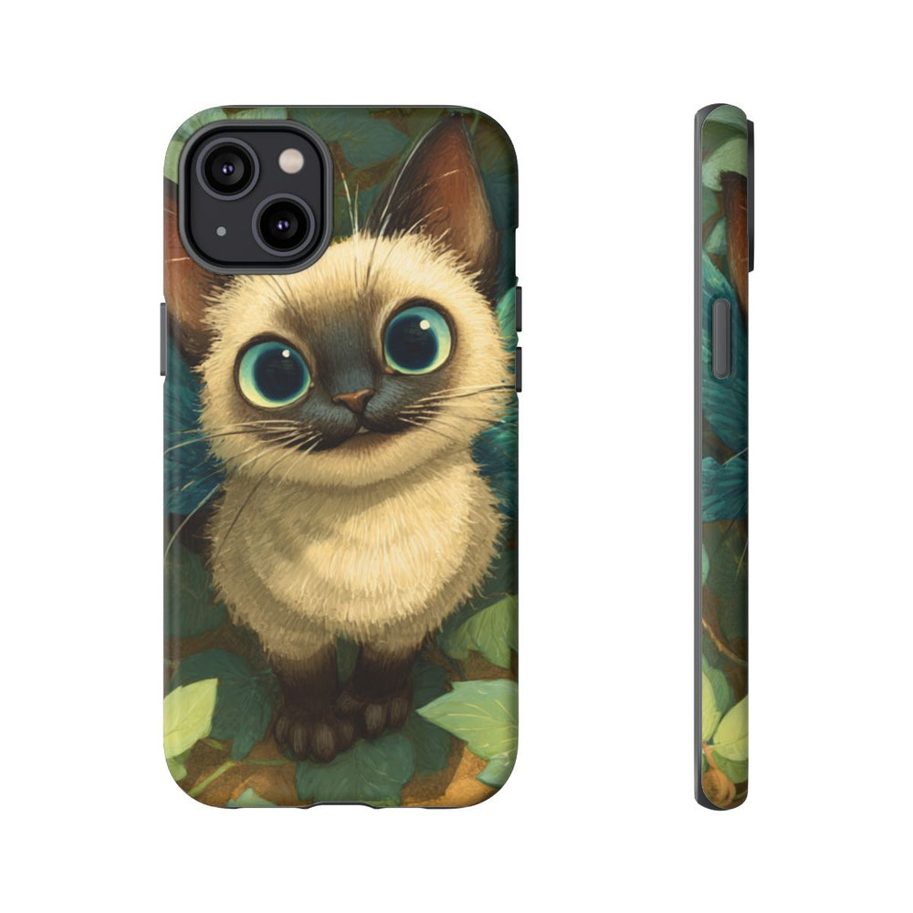 Vrolijk Feeënkatje met Blauwe Vleugels