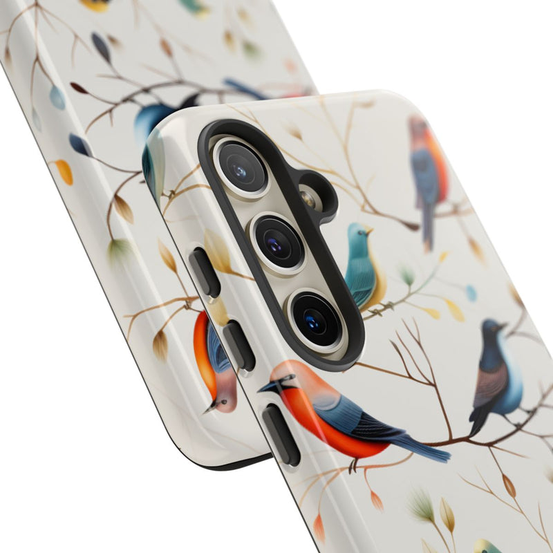 Vrolijke Vogels op Takken Patroon