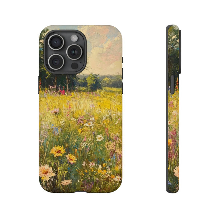 Zonnig Bloemenveld met Wilde Bloemen