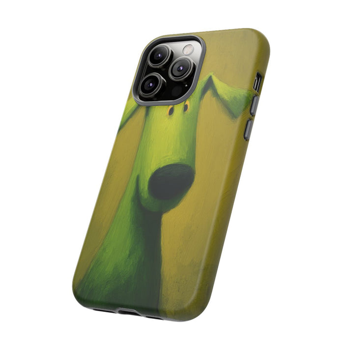 Groene Hond Mat Sterk Hoesje