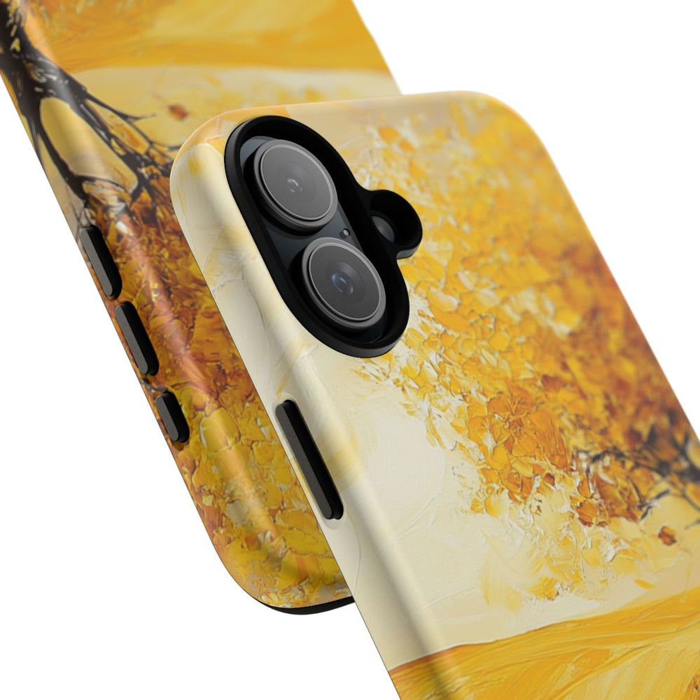 Gouden Herfstboom op Heuvel