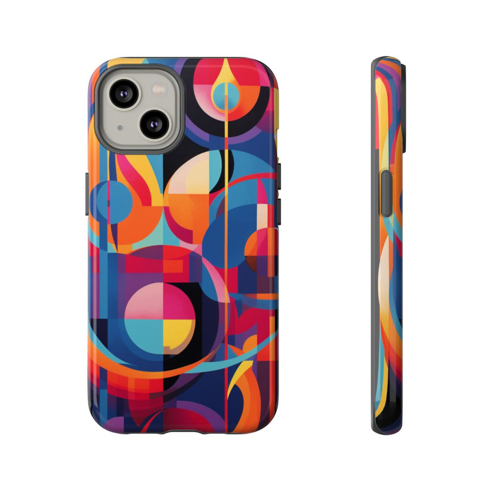 Vrolijke Geometrische Abstracte Kunst