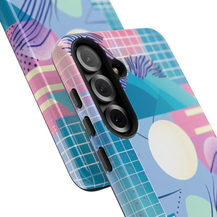 Abstract Geometrisch Patroon in Pasteltinten