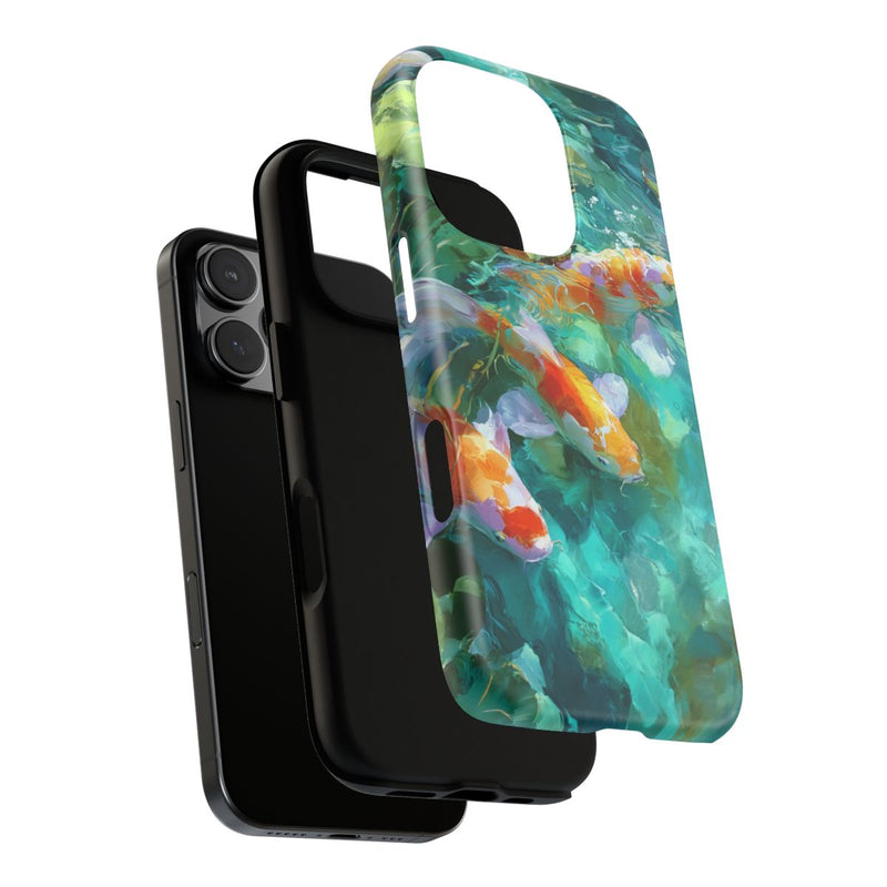 Koi Karpers en Waterlelies