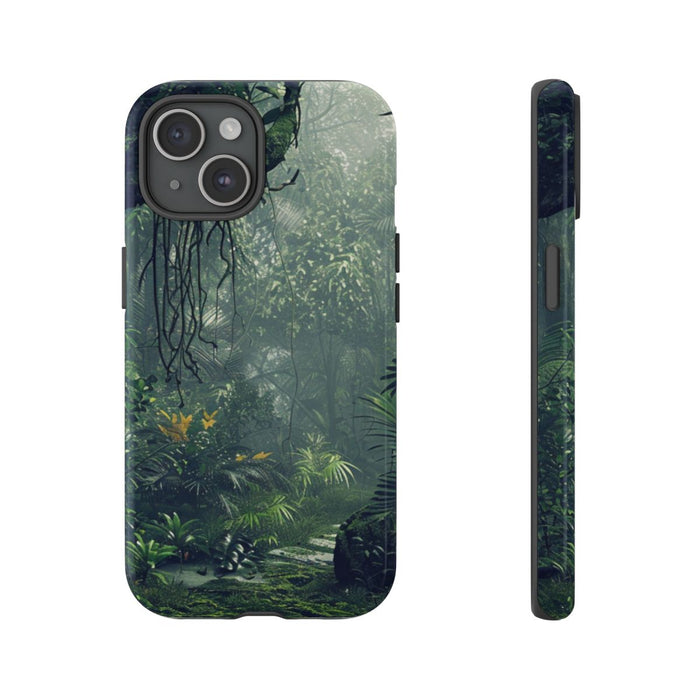 Dichtbegroeid Groen Junglepaden