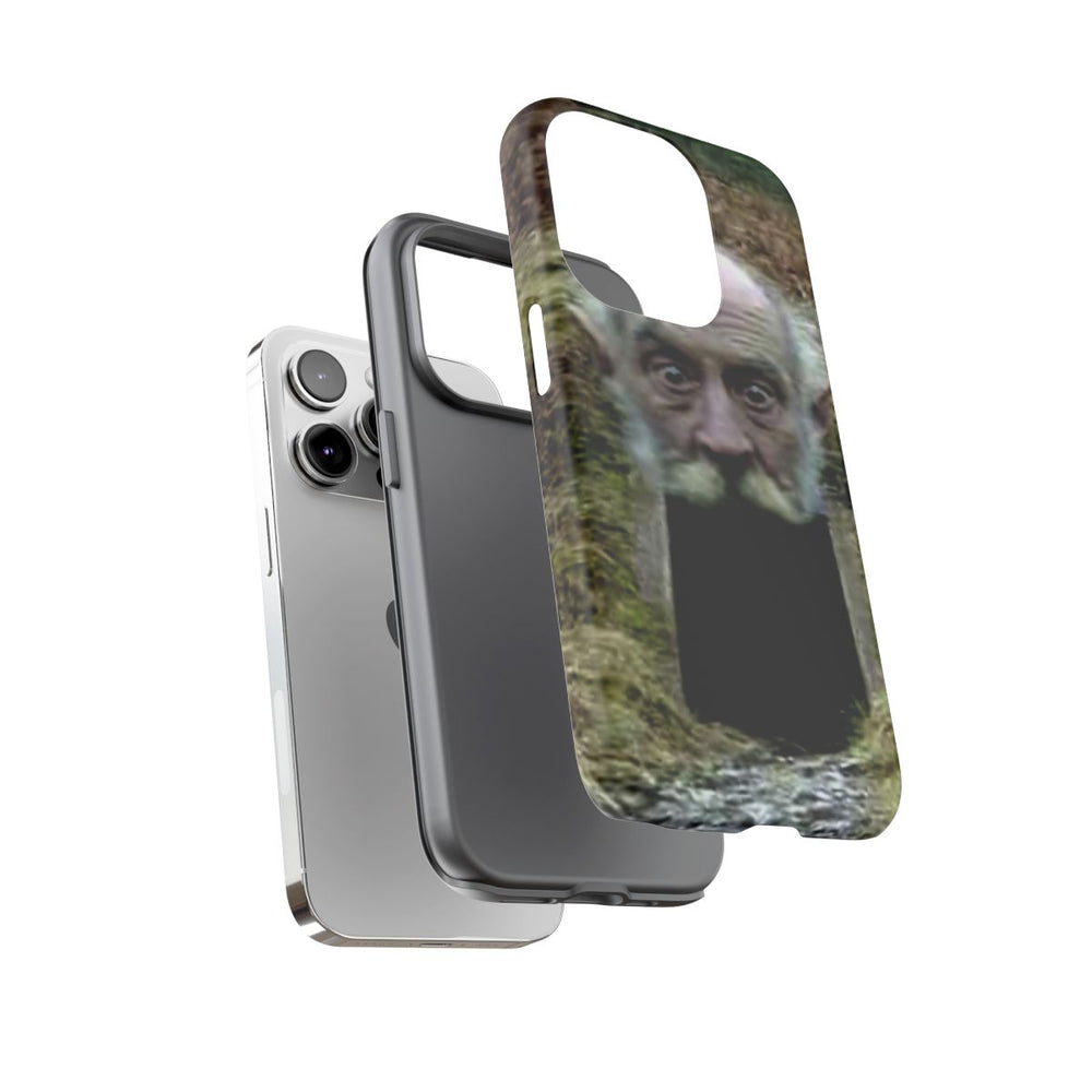 Surrealistische Reuzenhoofd-Toegang in de Natuur