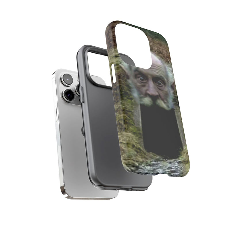 Surrealistische Reuzenhoofd-Toegang in de Natuur