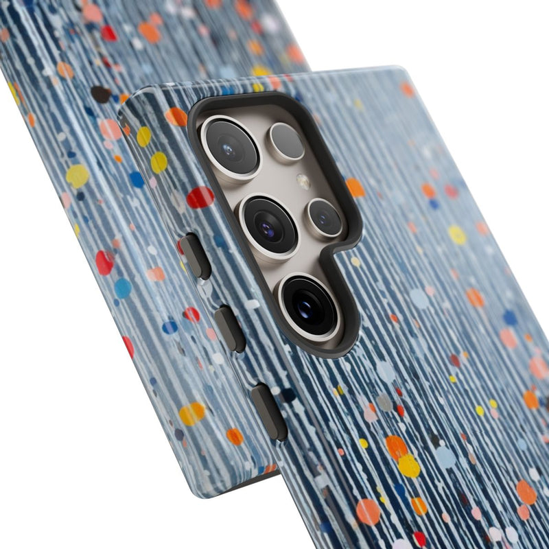 Kleurrijk Abstract Patroon met Dots en Lijnen