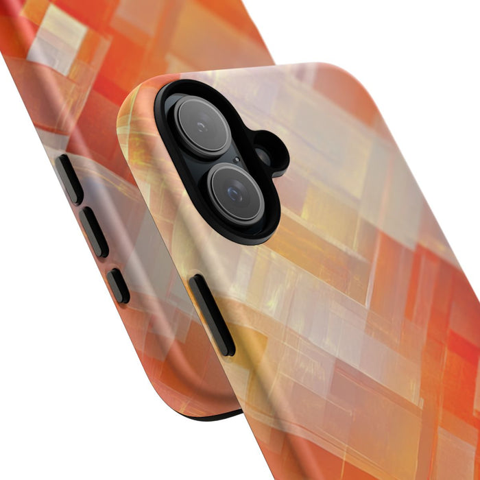 Abstract Geometrisch Oranje Patroon