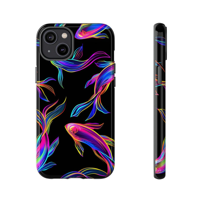 Neonkleurige Vissenpatroon