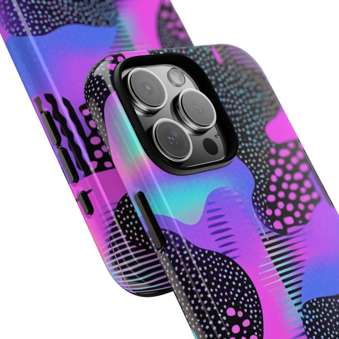 Abstract Neon Vaporwave Patroon