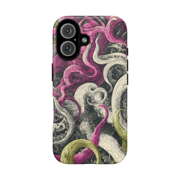 Gedetailleerd Tentakelpatroon met Wervelende Swirls