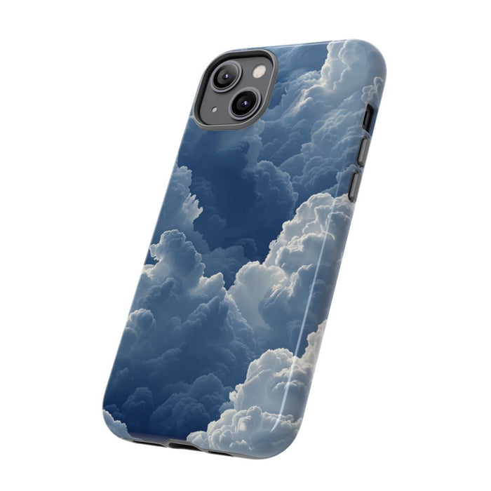 3D Blauw Wolkenpatroon