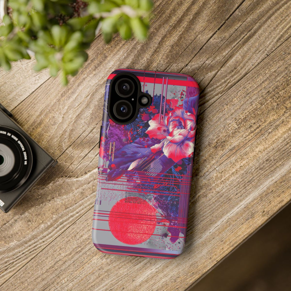 Abstracte Bloemmotieven met Neonaccenten