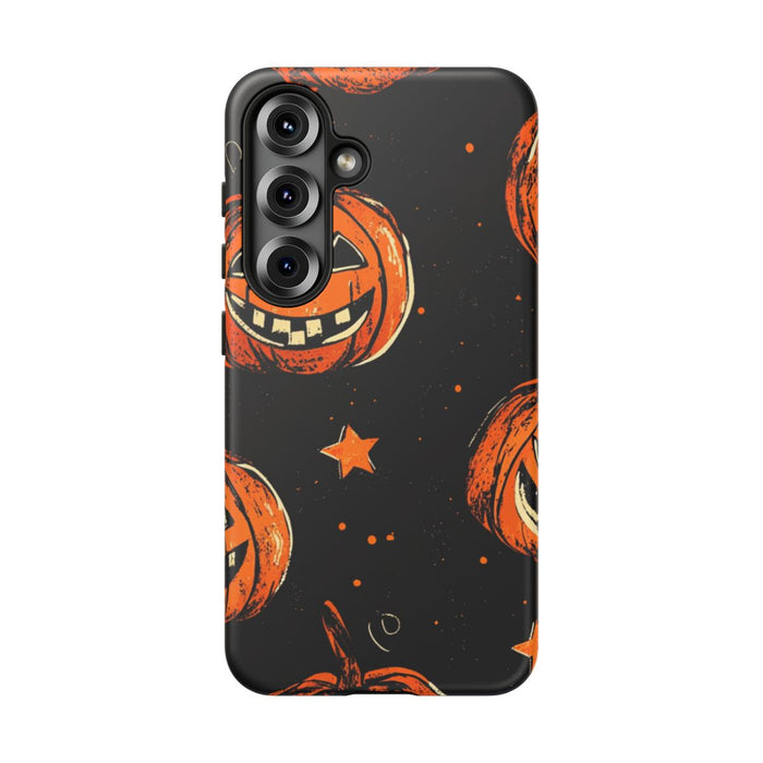 Grunge Halloween Pompoenenpatroon