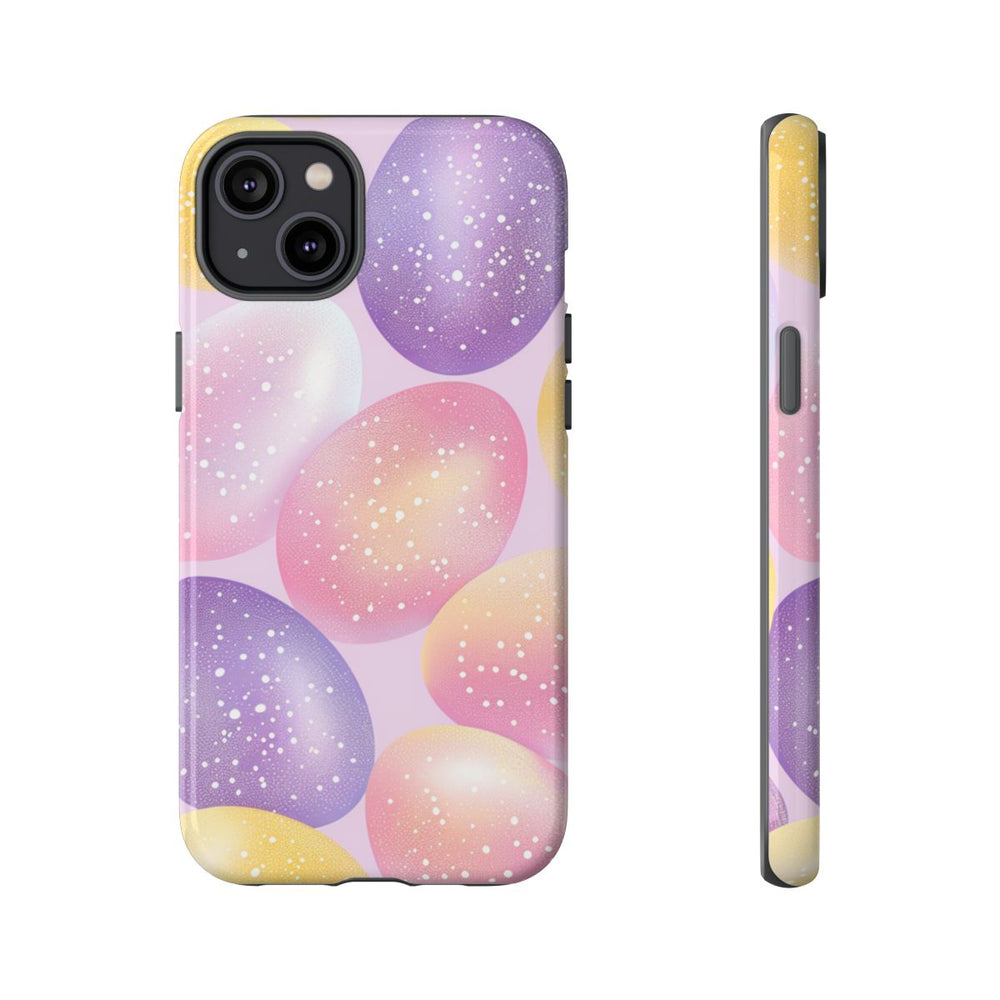 Pastelkleurige Glitter Paaseieren Patroon