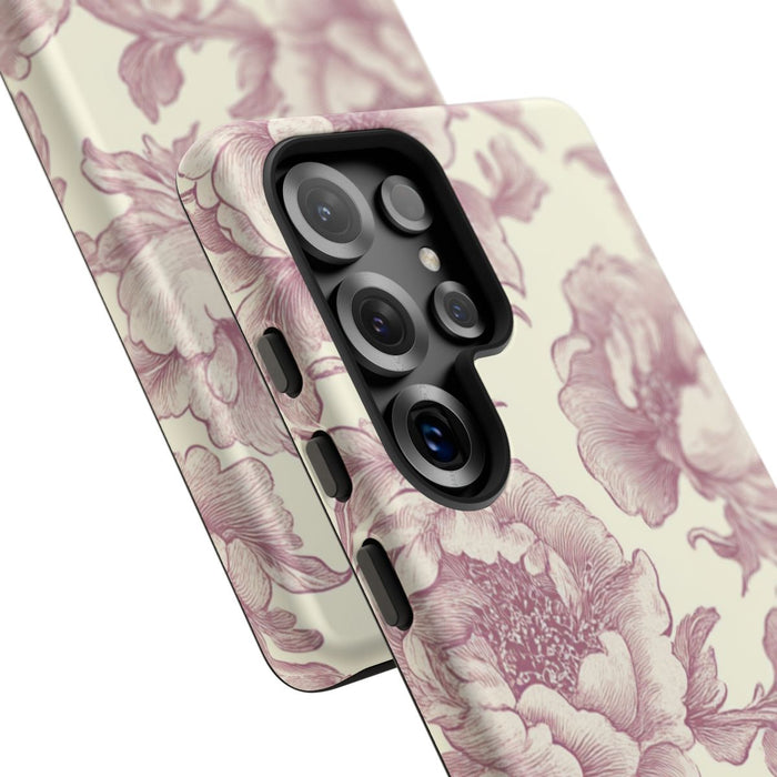 Elegante Victoriaanse Bloemenprint