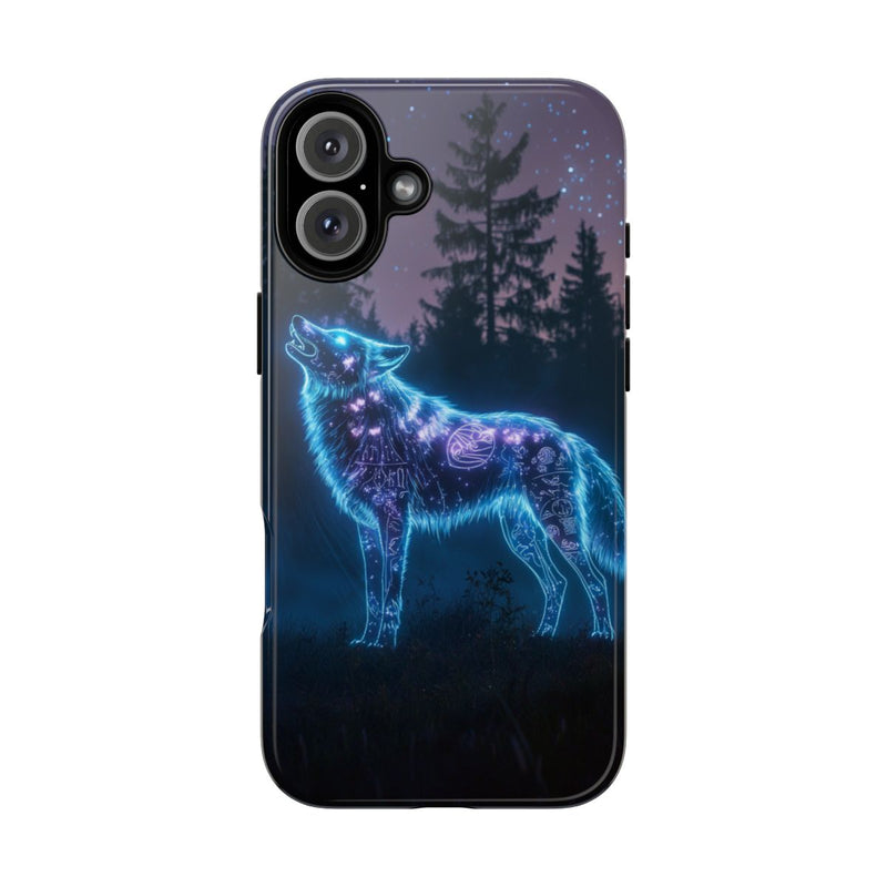 Gloeiende Wolf met Oeroude Symbolen