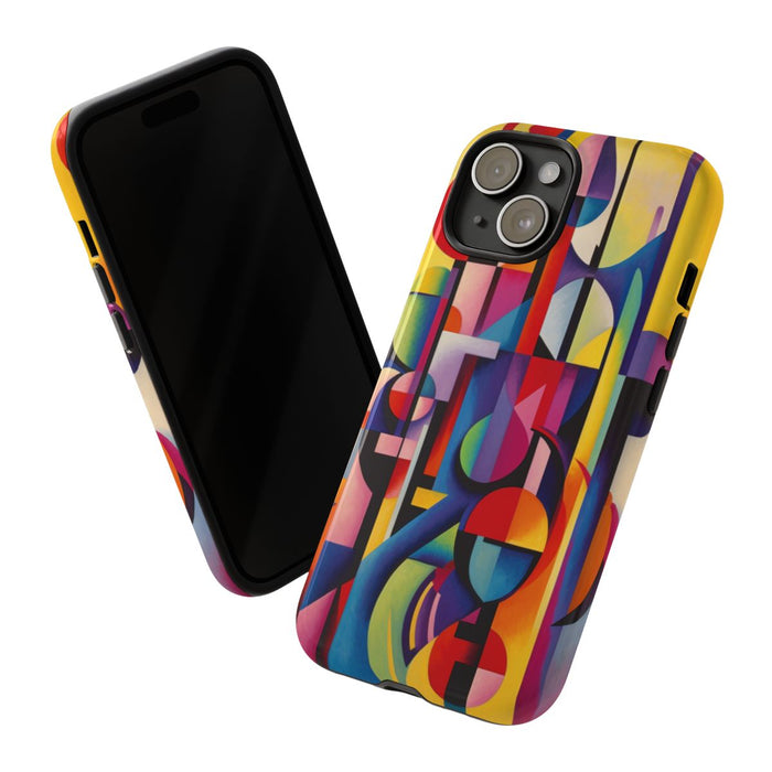 Abstracte Geometrische Vormen met Heldere Kleuren