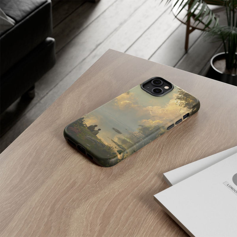 Vredig Meerlandschap met Vriendschap