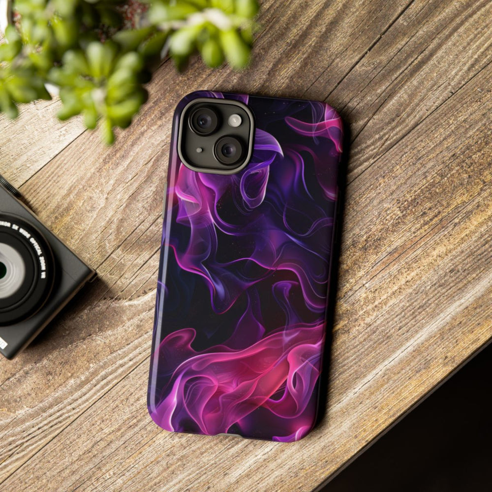 Violette en Roze Abstracte Vlammen