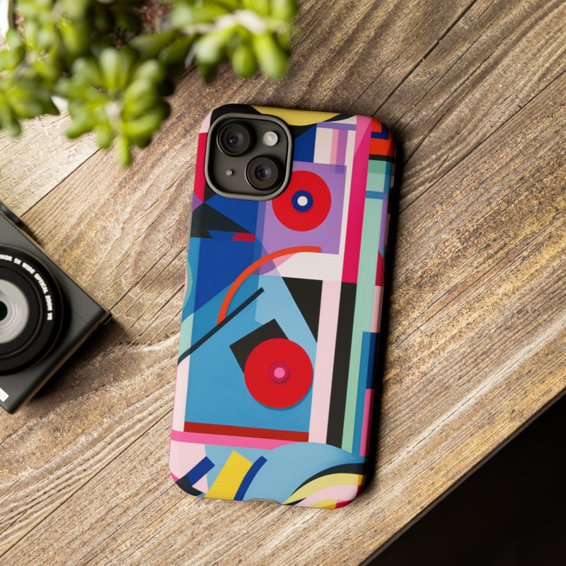 Abstracte Geometrische Vormen in Felle Kleuren