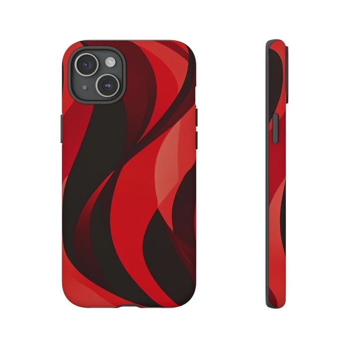 Modern Rood Golfpatroon