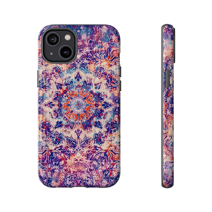 Gedetailleerd Psychedelisch Oosters Tapijtpatroon