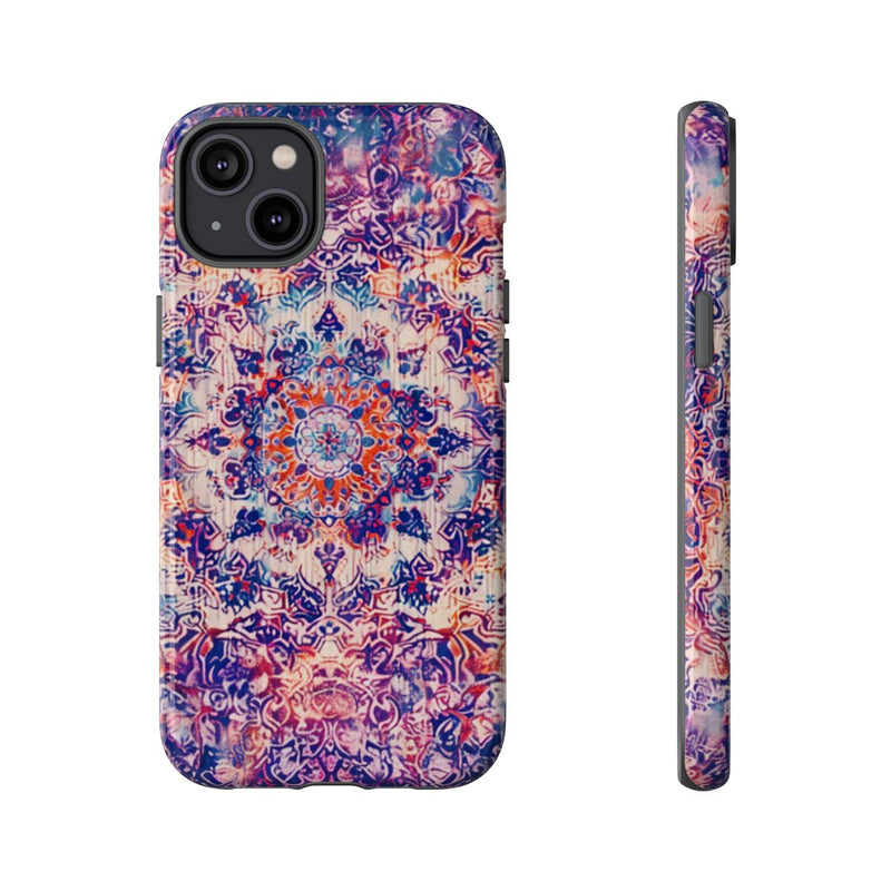 Gedetailleerd Psychedelisch Oosters Tapijtpatroon