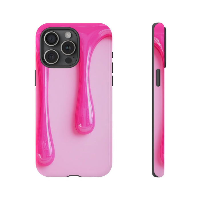 Glanzend Roze Druipend Vloeistofontwerp