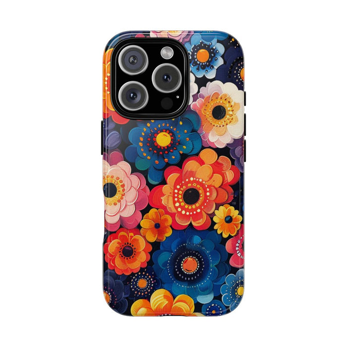 Levendig Abstract Bloemenpatroon