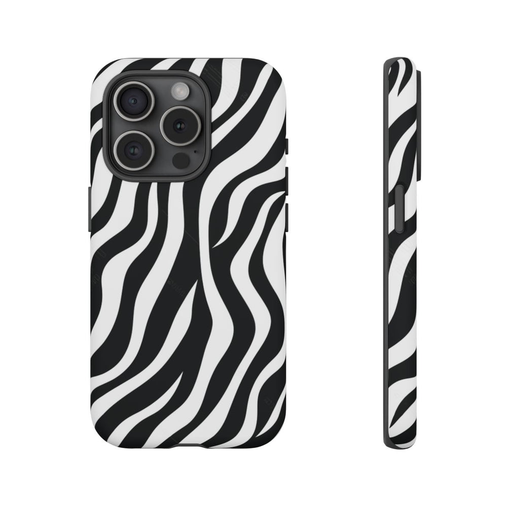 Zwart-Wit Zebra Strepenpatroon
