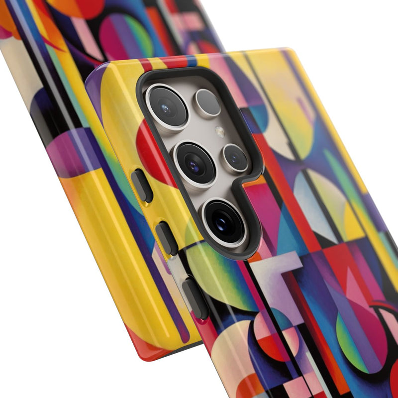 Abstracte Geometrische Vormen met Heldere Kleuren