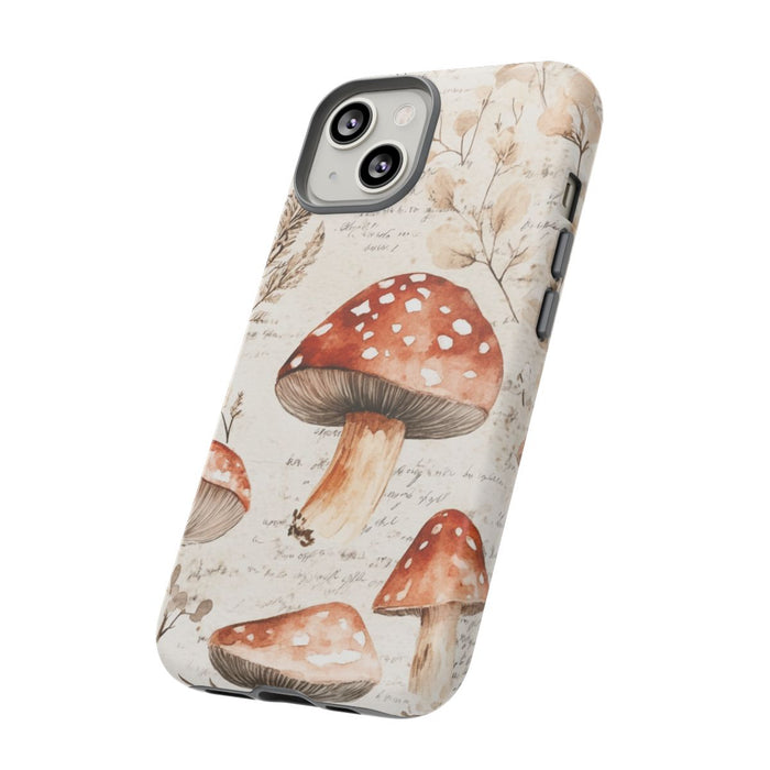 Aquarel Rode Paddenstoelen en Botanische Illustraties