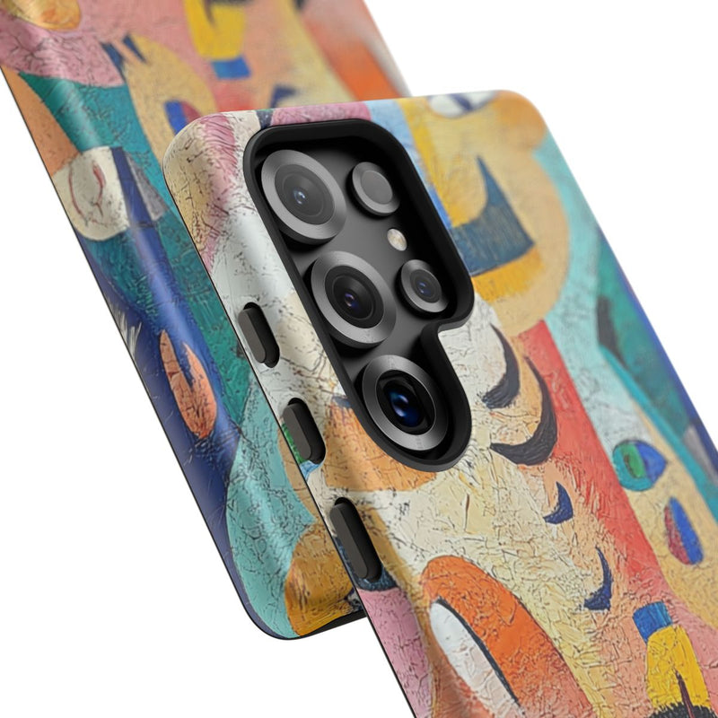 Abstracte Kleurrijke Gezichten en Vormen