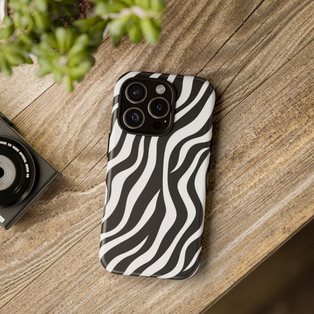 Zwart-Wit Zebra Strepenpatroon