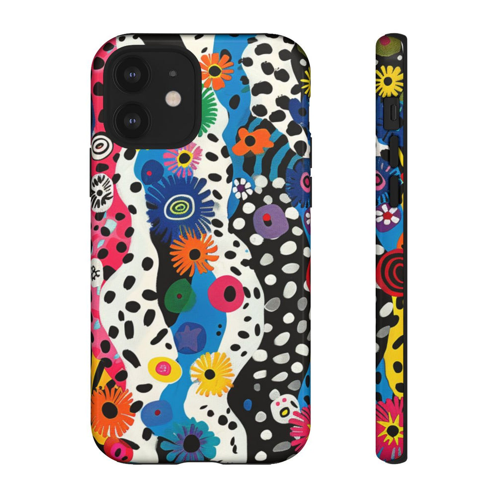 Kleurrijk Abstract Bloemen-Zebra Patroon