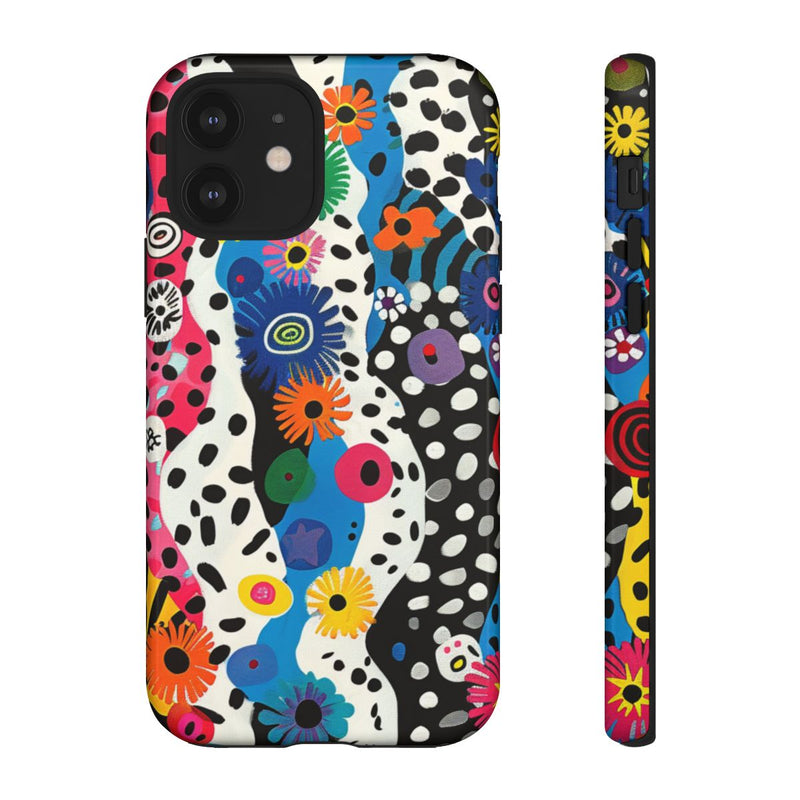 Kleurrijk Abstract Bloemen-Zebra Patroon